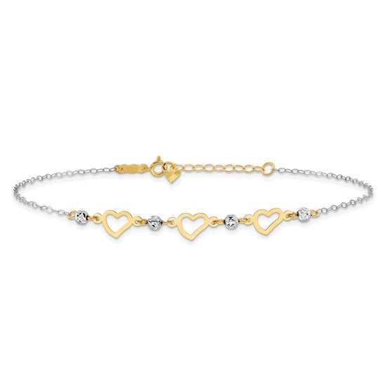 Two-tone Beads Anklet