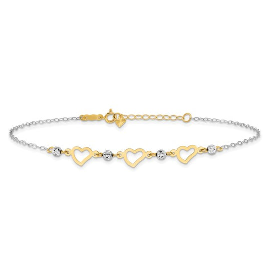 Two-tone Beads Anklet