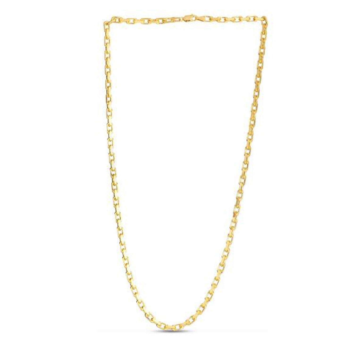 14k Yellow Gold French Cable Link Chain 3.6 mm