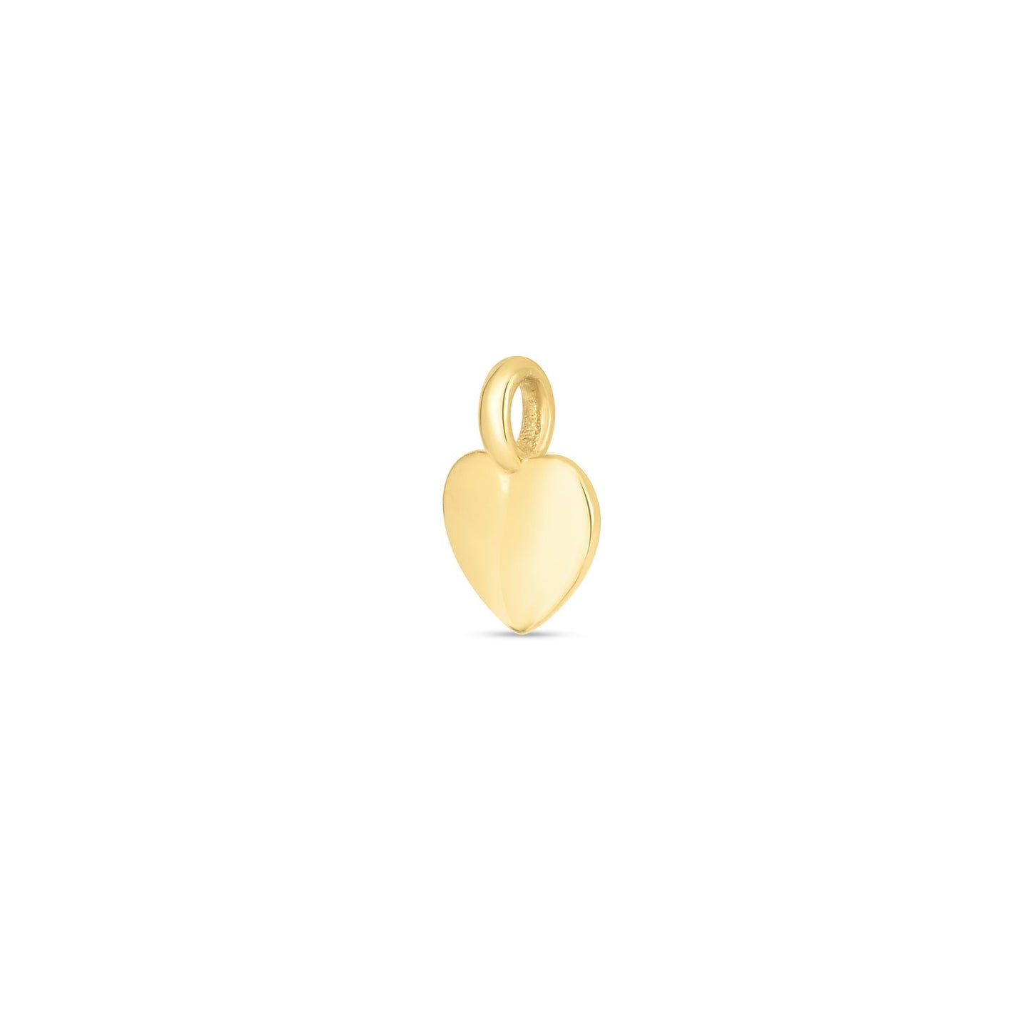 14k Yellow Gold Mini Heart Charm