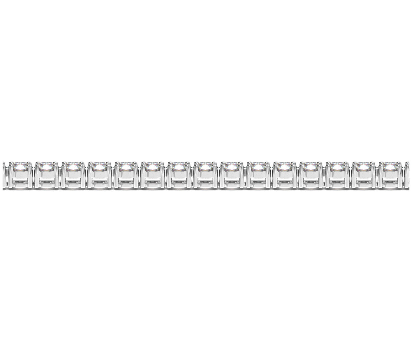 Lab Grown Round Diamond Tennis Bracelet in 14k White Gold (8 cctw F/G  VS2/SI1)